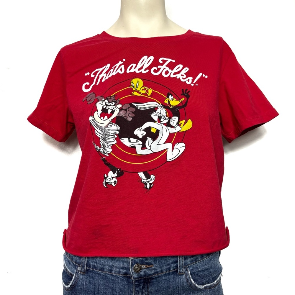 Loony tunes red graphic tee